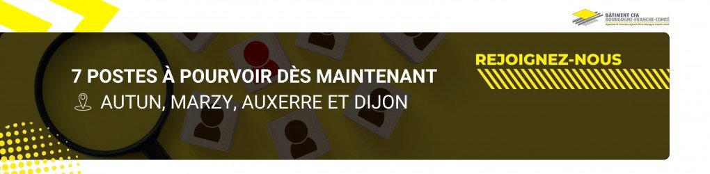 Nous recrutons : 7 offres à pourvoir à  Autun, Marzy, Auxerre et Dijon