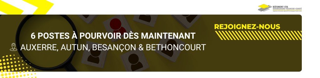 Nous recrutons : 6 offres à pourvoir à Auxerre, Autun, Besançon et Bethoncourt