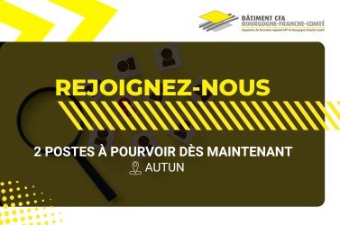 Nous recrutons : 2 offres à pourvoir à Autun